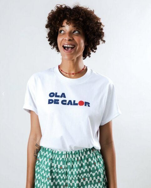 Thumbnail - Brava Fabrics Ola de Calor Oversize Tee White