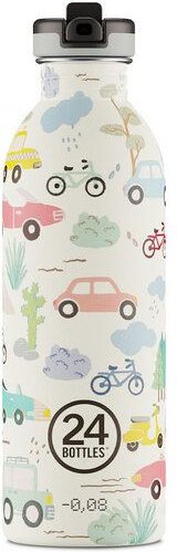 24bottles 0,5l Kids Edelstahl Trinkflasche mit Sportverschluss