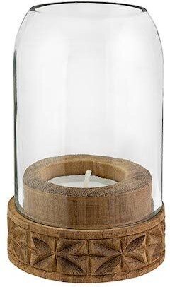 Recycling Windlicht - Mkongo Grün & Klar - Weinflasche - Chako Zanzibar