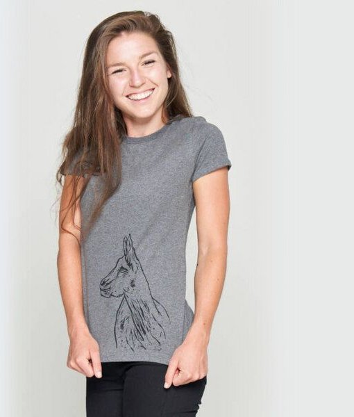 VUNDERLAND T-Shirt tailliert ZIEGE