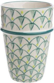 TRANQUILLO Becher ORIENTAL aus Steinzeug, 200 ml (POR674, POR675, POR676)