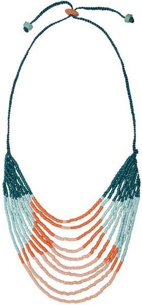 Upcycling Halskette Afrika - Namib Multi & Azonto Melon - Glasperlen - Global Mamas