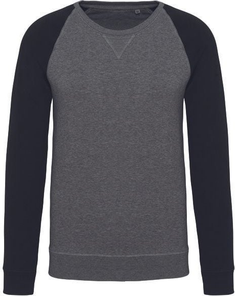 Greenspired Zweifarbiges Raglan Sweatshirt French Terry BIO