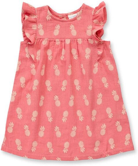 sense-organics Kinder Sommerkleid Muslin Bio Baumwolle Ananasdruck