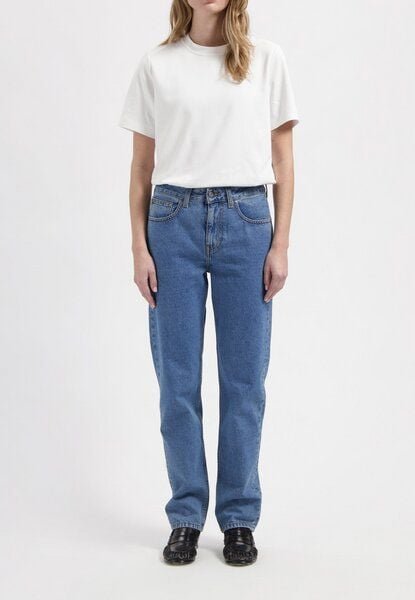 MUD Jeans Damen Jeans Straight Leg "Go - Stone Vintage"