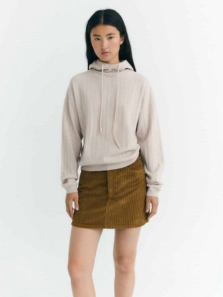 thinking mu Damen Pullover - Alina Knitted Sweater - aus Wolle