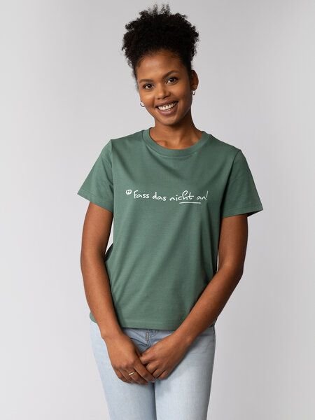 watapparel T-Shirt Frauen Fass das nicht an
