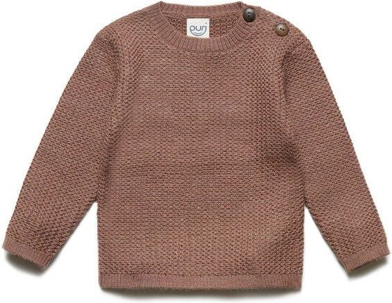 Puri Organic Kleinkinder Pullover Struktur Merinowolle