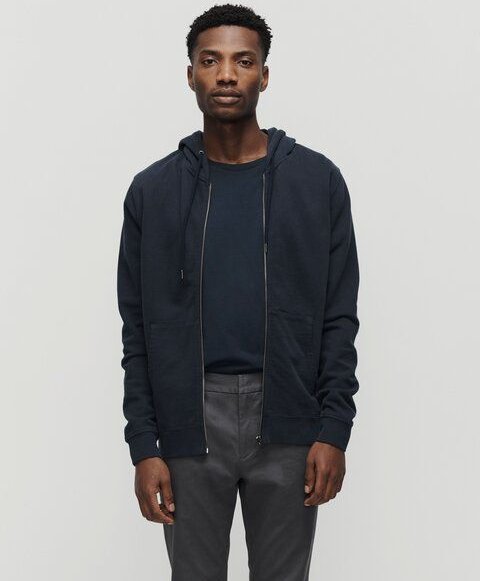 SANVT Die Hoodie Sweatjacke - Dunkelblau