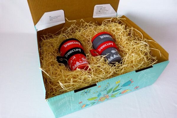 NOWASTE Weihnachtsbecher to go im Geschenkset