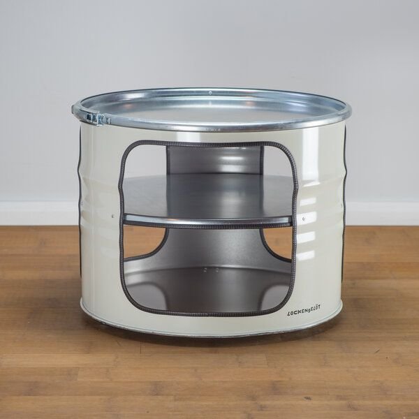 Bob - Couchtisch aus einem Hamburger Ölfass - verschiedene Farben - Lockengelöt