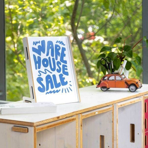 WERKHAUS L-Ständer DIN A4 | Hochformat