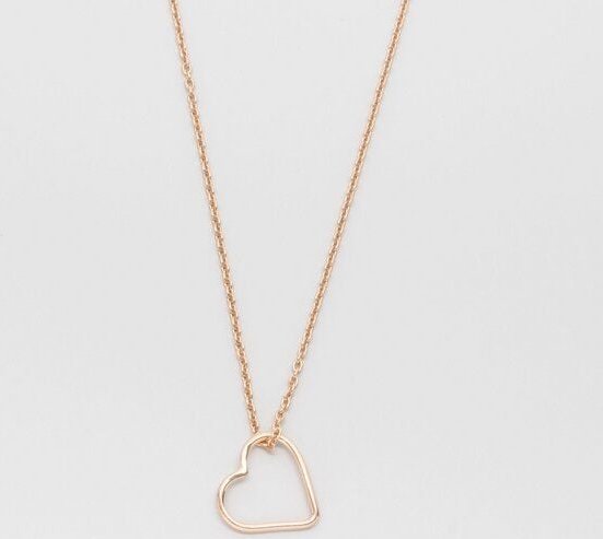 fejn jewelry Kette 'open heart' - M/L