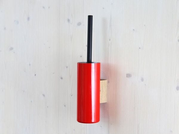 werkvoll by Lena Peter Recycling Wandhalter WC-Bürste FIRE mit Edelstahlgriff