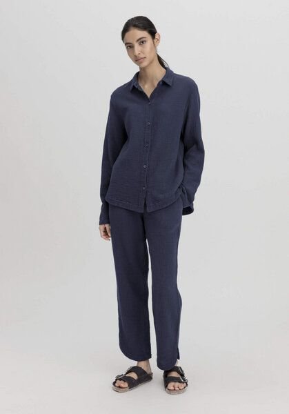 hessnatur Musselin Schlafhose Regular PURE SENSE aus reiner Bio-Baumwolle