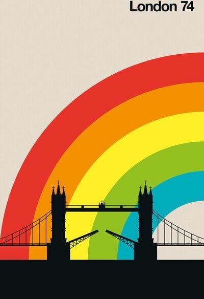 Photocircle Poster / Leinwandbild - London 74