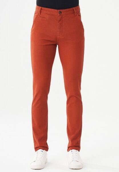 ORGANICATION Slim Chino-Hose aus Bio-Baumwolle