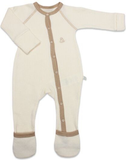 bistyle Neugeborenes Strampler Baby Waffle Strampler ( Babystrampler mit umklappbaren Füßen) zertifizierte Bio Baumwolle...