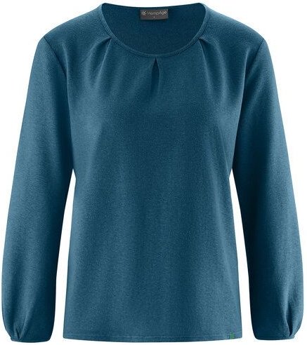HempAge Damen Jerseybluse aus Hanf/Biobaumwolle