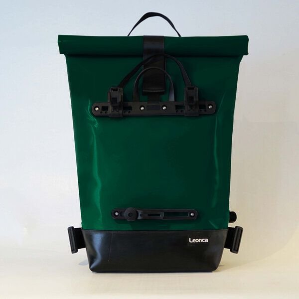 Leonca Upcycling Fahrradrucksack aus LKW-Plane in 11 Farben