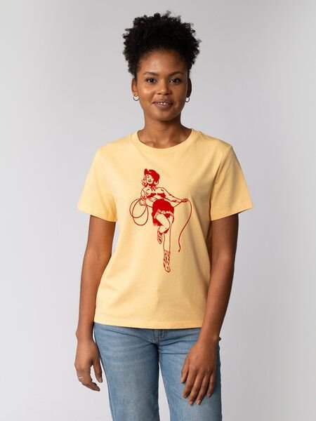 watapparel T-Shirt Frauen Cowgirl