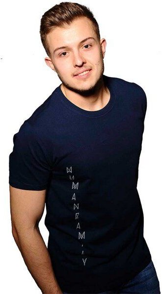 Dickeres Bio Shirt von Human Family "Join Vertikal"