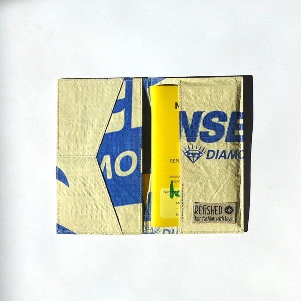 REFISHED fair fashion Mutter-Kind-Pass-Hülle 'MY BABY' - upcycelte Zementsäcke