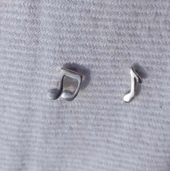 pakilia Ohrstecker "Notas musicales mini"
