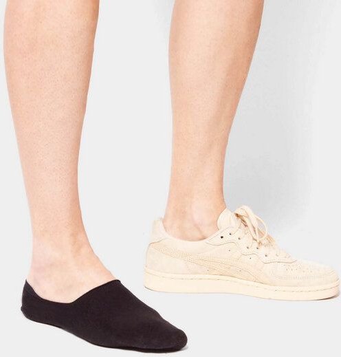 DillySocks 3er-Pack Invisible Socken aus Biobaumwoll-Mix