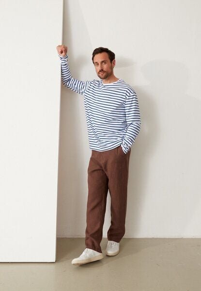 Givn Berlin Gestreiftes Langarmshirt GBPITTIE aus Bio-Baumwolle