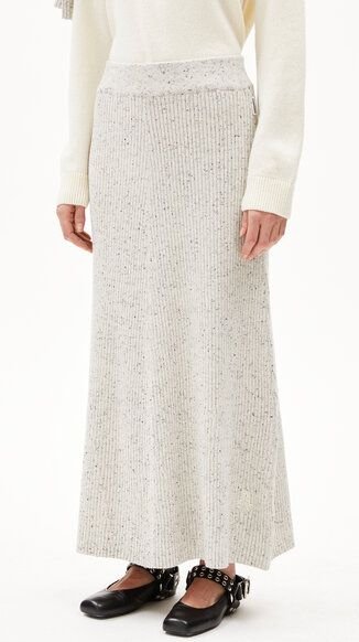 ARMEDANGELS HANAA TWEED Damen Strickrock aus recyclem Bio-Woll Mix