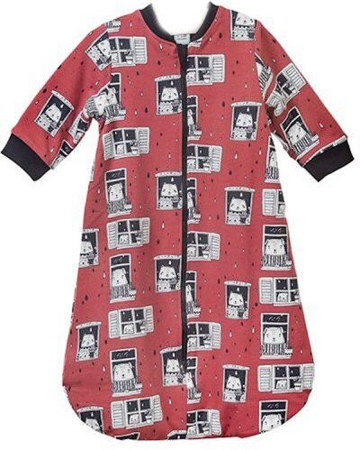 ege organics Wende Babyschlafsack Bio-Baumwolle Langarm 0-6 Mo. oder 6-18 Mo.