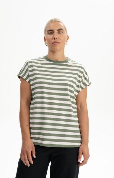 T-Shirt Style MADHU Stripes | von MELA | Fairtrade & GOTS zertifiziert