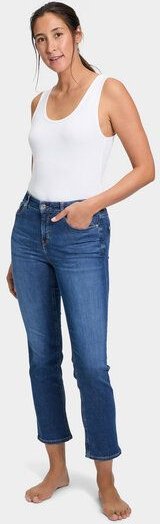 FUTURE:PEOPLE. 05:00 STRAIGHT FIT- Damen Jeans aus leichtem Stretch-Denim aus Bio-Baumwoll/ Tencel-Mix (30500 1 1004)