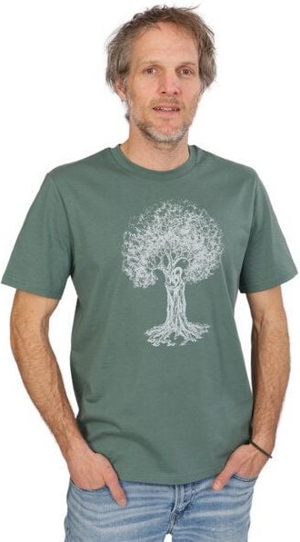 Life-Tree Shirt aus Biobaumwolle für Herren "Treehugger " in Green Bay