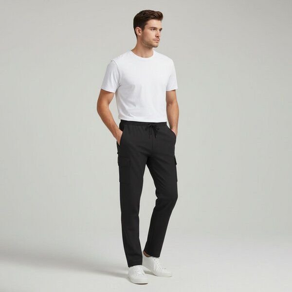 YTWOO Streetwear Cargohose für Herren