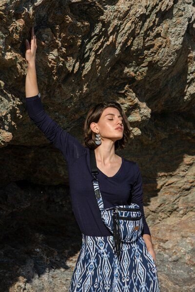 Bauchtasche Bolsa – Robustem Softshell verstellbarem Gürtel – Mehrere Reißverschlusstaschen – Schwarz oder farbenfrohes ...