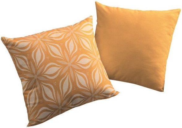 Adam -Natürlich Wohnen Kissenhüllen Retro Flore 2 Stück tolles Design 100 % Bio Baumwolle tolle Farben und Größe
