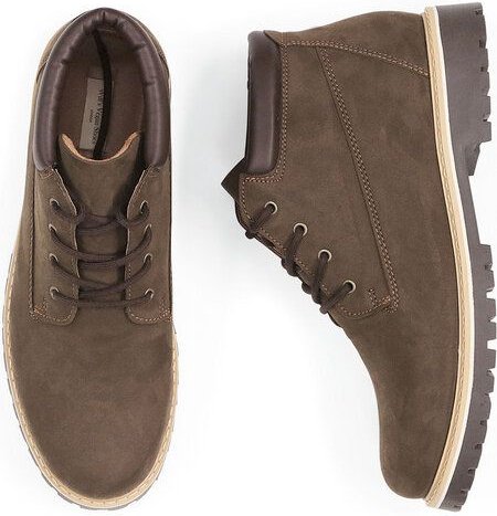 Will's Vegan Shop Niedrig Dock-Stiefel Veganes Wildleder Herren