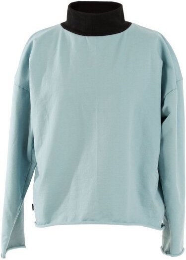 KOLO Berlin Kragenpullover Lil aus Bio-Baumwolle - schwarz / frost - unisex