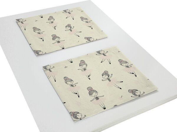 Thumbnail - Nature by Adam Tischset 2er Pack für Kinder aus 100% Bio-Baumwolle - Made in Germany -