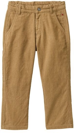 People Wear Organic Kord Hose, blau und braun, uni, Bio-Baumwolle