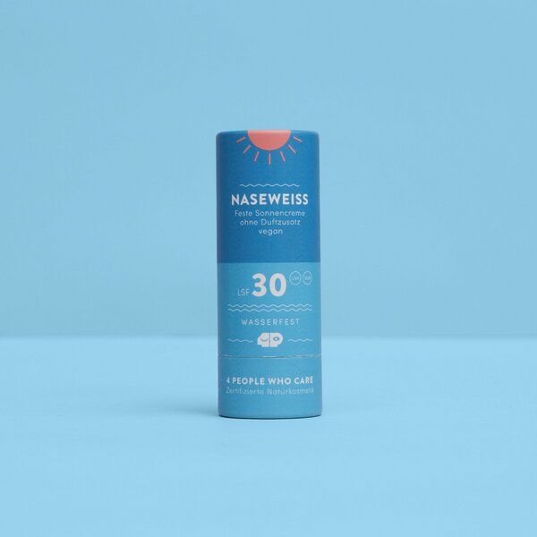 forpeople Feste Sonnencreme - Naturkosmetik mit LSF30 - VEGAN & Sensitiv