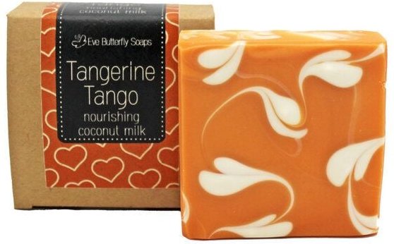Thumbnail - Eve Butterfly Soaps Naturseife "Tangerine Tango" (mit Kokosmilch)