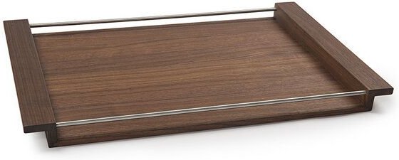 NATUREHOME Holztablett NH-M Nussbaum-Holz in 3 verschiedenen Größen