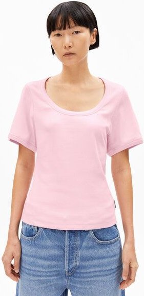 ARMEDANGELS VIOLAHAA Damen Ripp-T-Shirt aus Bio-Baumwoll Mix