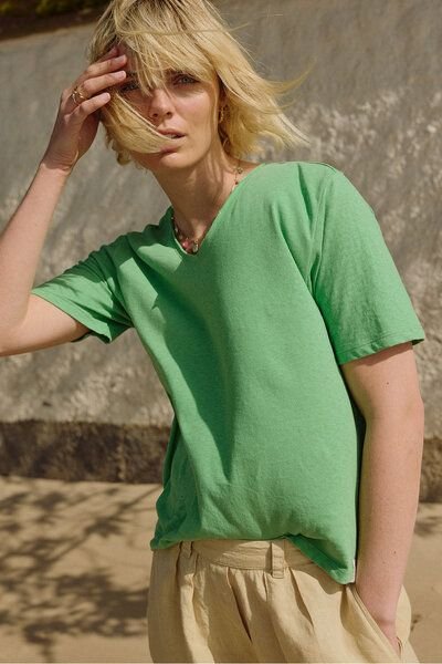 TRANQUILLO Jerseyshirt Liiz aus Leinen (1010001)