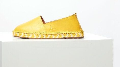Act. Arven Mixed Sole leather Espadrilles Yellow