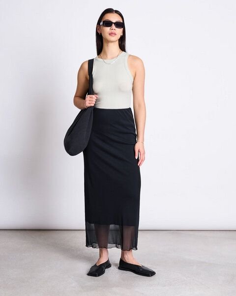 Thumbnail - JAN N JUNE MESH MAXI ROCK SMUK