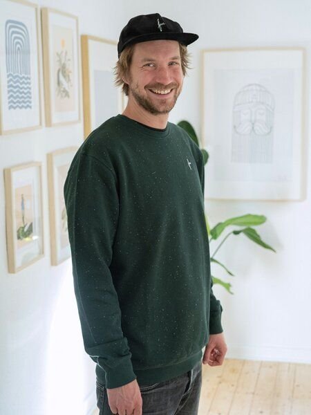 FUXBAU Männer Neps Pullover